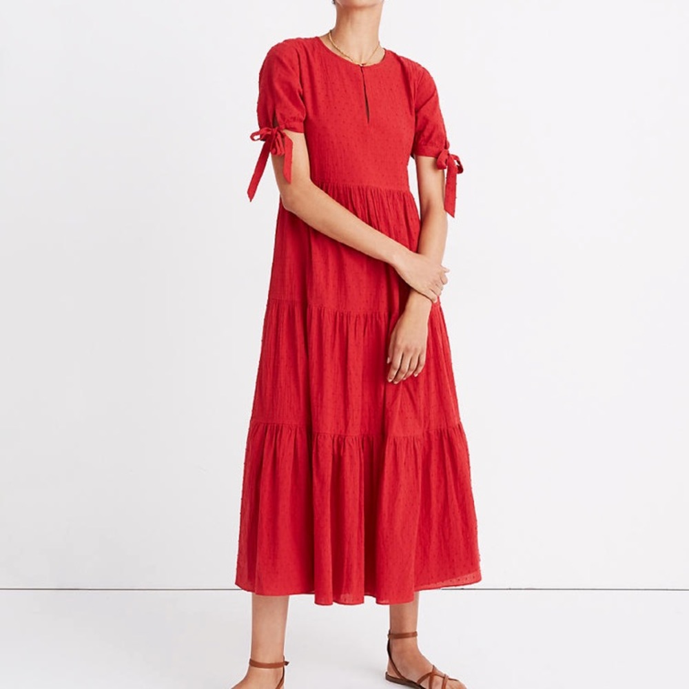 Madewell Cotton Tier Dress